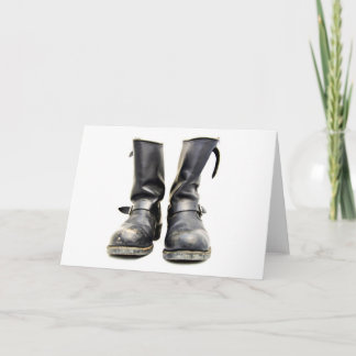 Biker Boots Card