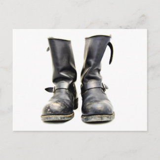 Biker Boots Postcard