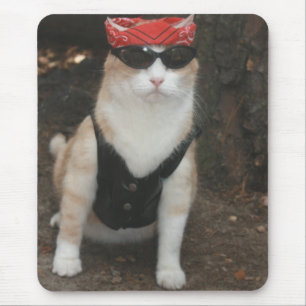 Biker Bubba Mouse Pad