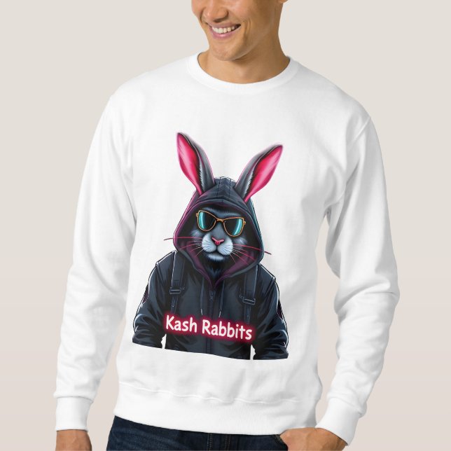 Biker Bunny Hoodie  (Front)