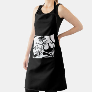 Biker Chick chef apron