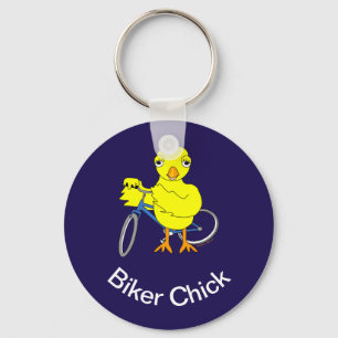 Biker Chick Key Ring