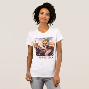 Biker Chick - Let's Go! T-Shirt