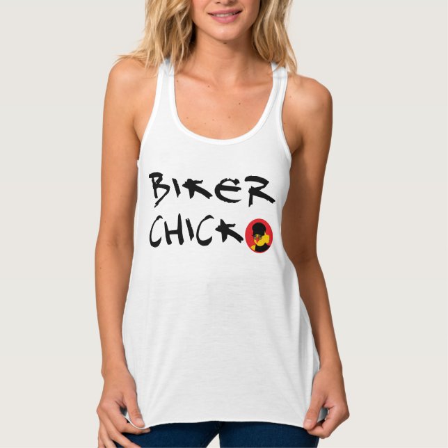 BIKER CHICK SINGLET (Front)