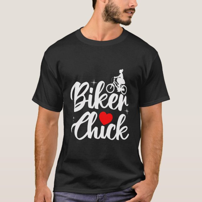 Biker Chick T-Shirt (Front)
