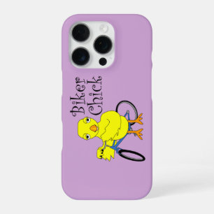 Biker Chick Text iPhone 16 Pro Case