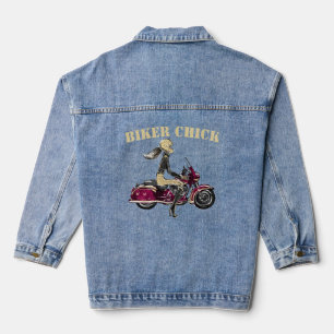 Biker Chick Women's Denim Jacket