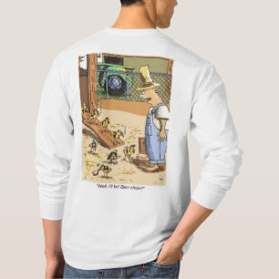 Biker Chicks white long sleeve shirt back