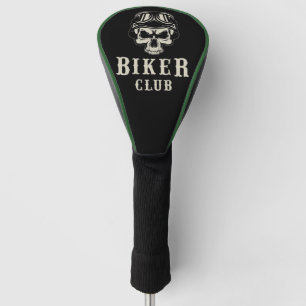 Biker Club Skull Golf Head Cover