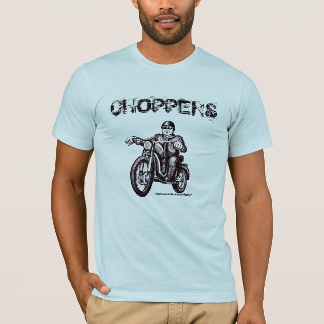 Biker cool graphic art t-shirt design (Front)