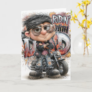 Biker Dad Motor Card