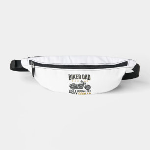Biker Dad Vintage Motorcycle Quote Shirt_1 Bum Bags