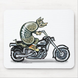 Biker Dillo Mouse Pad