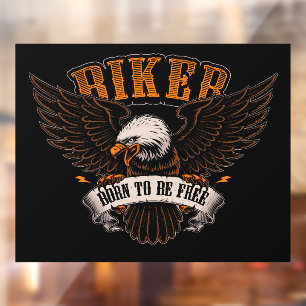 Biker Eagle Born To Be Free Motorcycle Shop