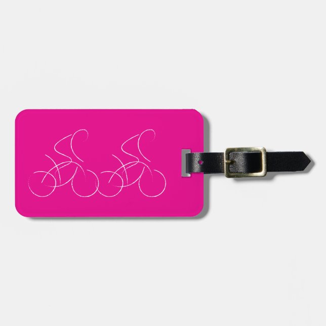 Biker freak luggage tag (Front Horizontal)