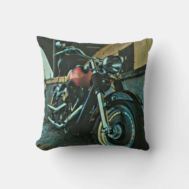 Biker gifts cushion (Front)