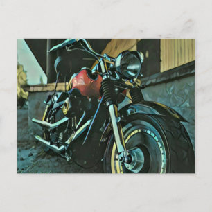 Biker gifts postcard