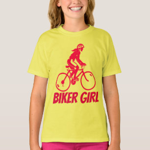 BIKER GIRL, KIDS BICYCLE T-shirts & Hoodies