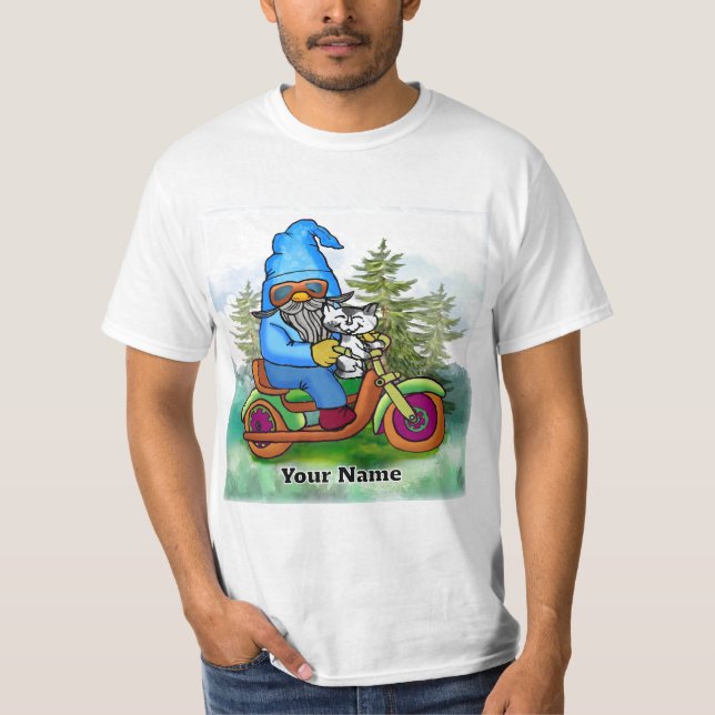 Biker gnome T-Shirt (Front)