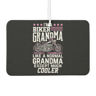 Biker Grandma - Motorbike Grandma Biker Grandma Car Air Freshener
