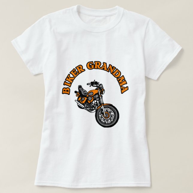 BIKER GRANDMA T-Shirt (Design Front)