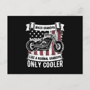 Biker Grandpa Ride Motorcycles Motorcycle Lovers R Enclosure Card