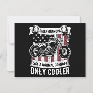Biker Grandpa Ride Motorcycles Motorcycle Lovers R Postcard