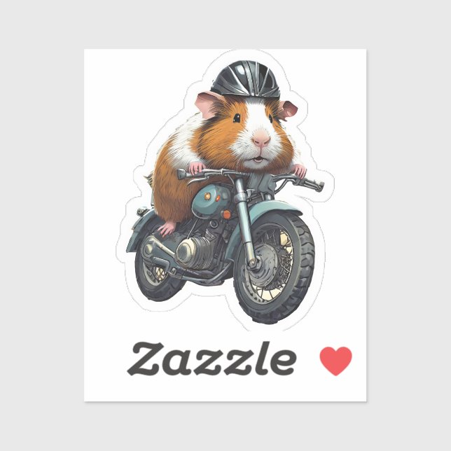 Biker Guinea Pig Explorer, Road Trip (Sheet)