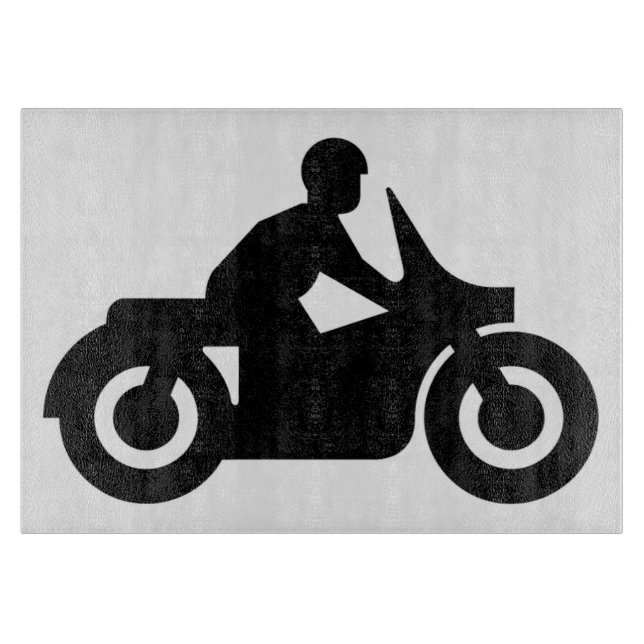 BIKER GUY CUTTING BOARD (Front)