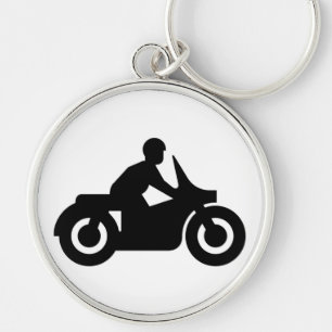 BIKER GUY KEY RING