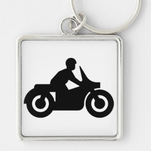 BIKER GUY KEY RING