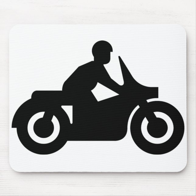 BIKER GUY MOUSE PAD (Front)