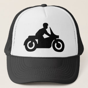 BIKER GUY TRUCKER HAT