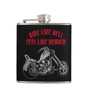 Biker Heaven Hip Flask