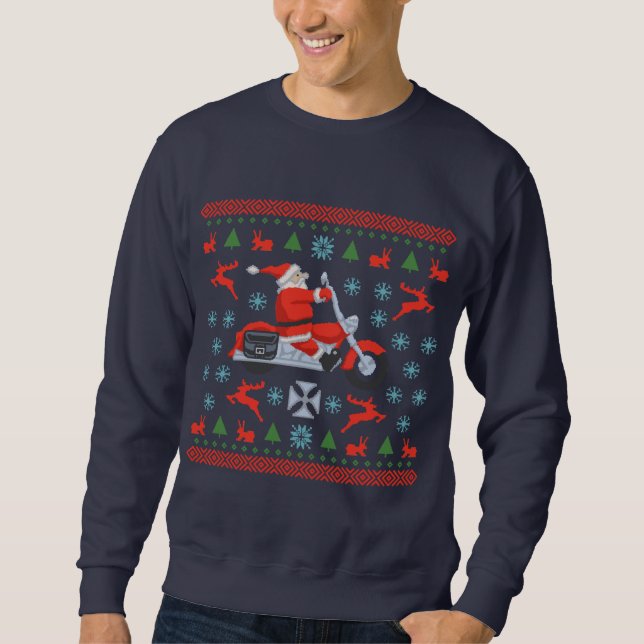 Biker Holiday Sweater Tees (Front)
