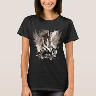 Biker Lady Classic Motorcycle Vintage T-Shirt