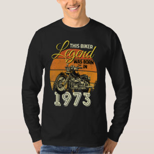 Biker Legend Men Motorcycle Biker Legend Was Born  T-Shirt