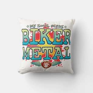 Biker Metal Soul Cushion