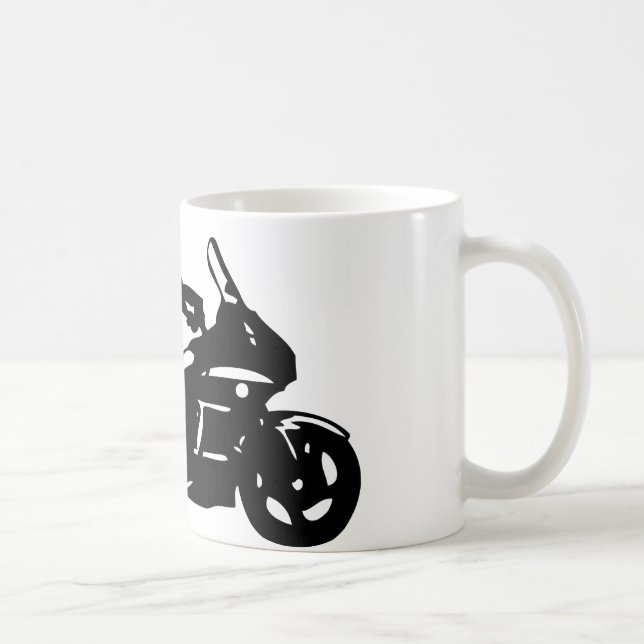 biker motorcycle moto goldwing coffee mug (Right)