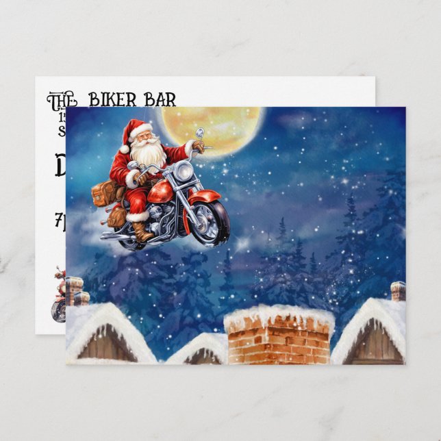 Biker Motorcycle   Postcard (Front/Back)