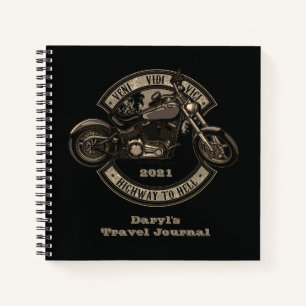Biker Motorcycle Travel Journal