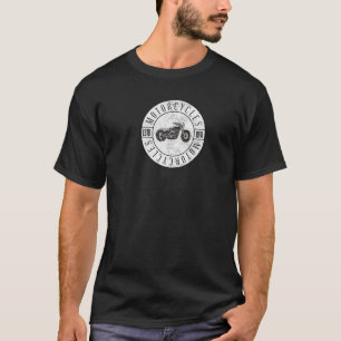 Biker Motorcycles Riding Bike Retro American Motor T-Shirt