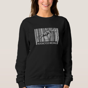 Biker Motorcyclist Mechanic Garage  Motorcycle Mec Sweatshirt