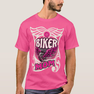 Biker Mum Motorcycle Mother Women  T-Shirt