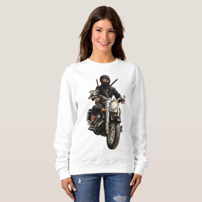 Biker Ninja Sweatshirt (Front Full)