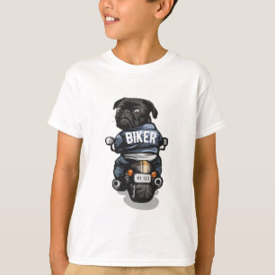Biker Pug T-Shirt
