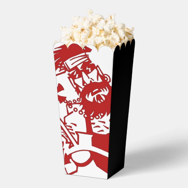 Biker red white black popcorn boxes (Popped)