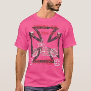 Biker Rocker Motorcycle Bike Biking Racing Motorcy T-Shirt