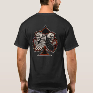 Biker Saint or Sinner Ace of Spades Old School T-Shirt