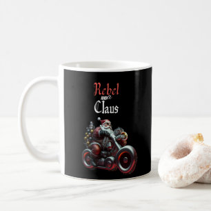 Biker Santa  Coffee Mug
